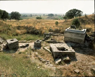 Templo e altar de sacrifícios