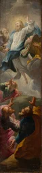 Cristo aparecendo aos seus discípulos, c.1650-1750 (óleo sobre tela)