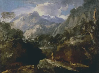 Paisagem com cascata