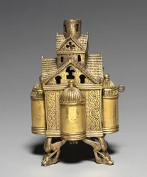 Queimador de incenso e suporte para uma cruz de altar, 1150-1175