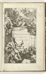 Impressão do título para a primeira parte de Guerres de Flandres Premier partie des Guerres de Flandres (título no objeto) Guerres de Flandres (título da série)