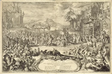Entrada de coroação de João III (1629-96) na Polónia, 1675