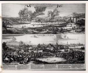 Ataque holandês no rio Medway, 20 e 21 de junho de 1667, gravado por Nicolas Visscher (1618-1709)