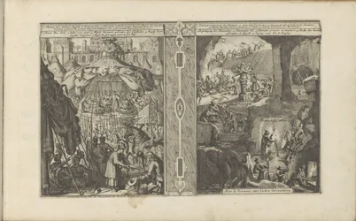 Geboorteviering van Mongolië; Diamantmijn
Mogols Geboortevyering / Celebration on the day of the birth of the Great Mogul, etc. // Diamant myn / Mine de Diamans, aux Indes Orientales (título sobre o objecto)
As Índias Orientais e Ocidentais e outros luga