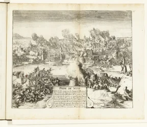 Captura e pilhagem de Neuss, 1586
Prise de Nuys (título sobre o objecto)
Guerres de Flandres (título da série)