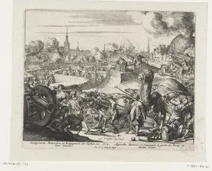 Trincheiras dos turcos para Viena Trincheiras, baterias e violência militar dos turcos etc. para Viena (título no objeto)