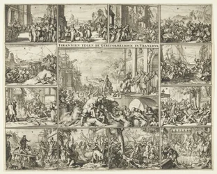 Perseguição de protestantes em França após a revogação do Édito de Nantes, 1685-1686
Tirannies contra os Reformados em França (título sobre o objecto)