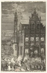 Sinais de alegria diante da câmara municipal, 1691