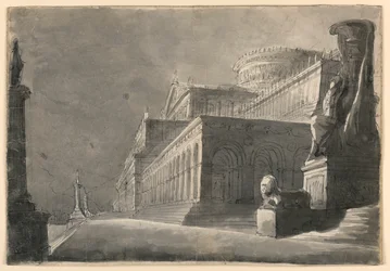 Cenário, Exterior do Enorme Palácio