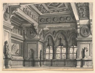 Cenário, Sala Gótica