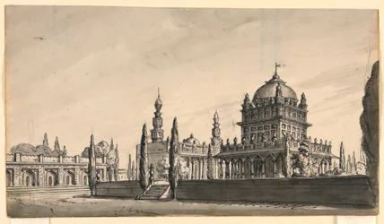 Cenário, Templo Oriental