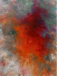 Fluxo de cores ardentes