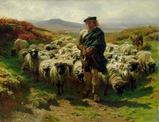 O pastor das Terras Altas, 1859
