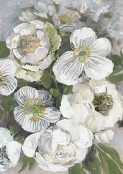 Flores brancas frescas