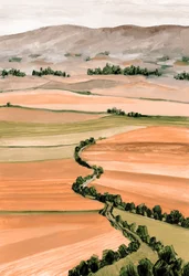 Panorama dos Campos Ondulantes