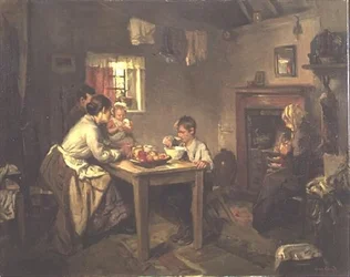 Interior da casa de campo