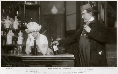 Eva Kelly e GP Huntley, atores britânicos, c1907.