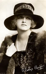 Gladys Cooper 1888-1971, atriz inglesa, início do século XX.