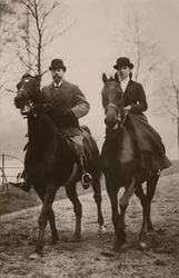 HM rei George V. e princesa Mary, 1914.