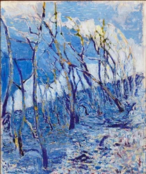 Paisagem ou floresta de castanheiros. c.1918-21