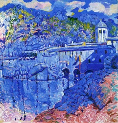 San Fructuosus, de Rubaldo Merello (1872-1922), óleo sobre tela. Itália, século XX.