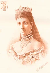Sua Alteza Real a Princesa de Gales, 1884