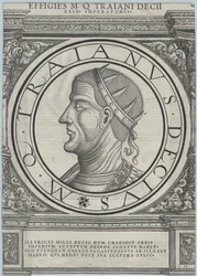 Imperador romano Décio (impressão)