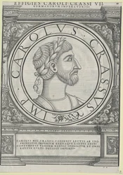 A espessura do imperador Carlos III (gravura)