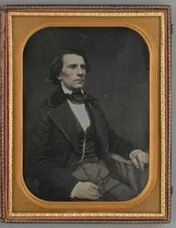 Retrato sem título de um homem sentado, 1855.