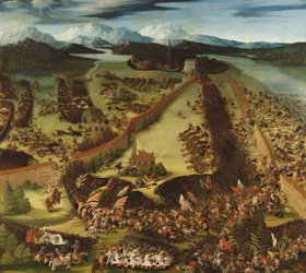 A Batalha de Pavia, 1529.
