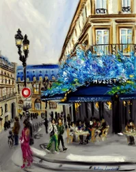 Le Musset Paris, 2022 (óleo sobre tela)
