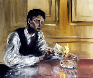 Cartas de amor, 2022 (óleo sobre tela)
