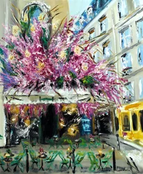 Maison Sauvage Paris II, 2022 (óleo sobre tela)