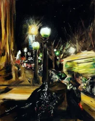 The Moving City of New York, 2021 (óleo sobre tela)