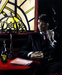 A Hora Noir, 2025 (óleo sobre tela)
