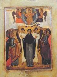 A Ascensão (tempera e folha de ouro no painel)