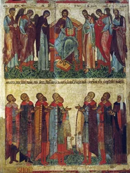 Os Novgorodianos Orando, 1467.