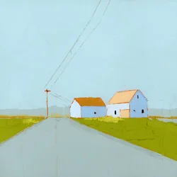 Cloudy Day, 2025 (acrílico sobre painel de madeira)