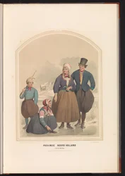 Traje da ilha de Marken, na Holanda do Norte, 1857
Província da Holanda do Norte. Ilha de Marken / XXX (título sobre o objecto)