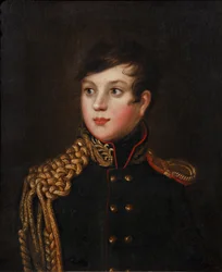Retrato do príncipe Alexander Pavlovich Stroganov 1795-1814, ca 1812