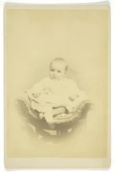 Retrato sem título de criança sentada, 18501899.