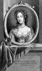 Maria de Modena, rainha consorte do rei Jaime II da Grã-Bretanha.