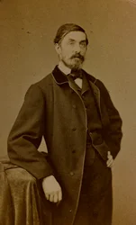 Retrato de Auguste Paul Charles Anastasi, pintor francês; carte de visite (foto a p/b)