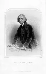 Dr. William Hunter, anatomista e obstetra escocês, 1870