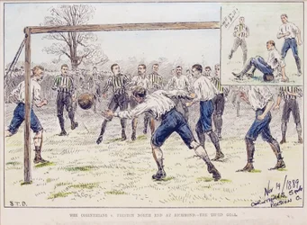 The Corinthians vs. Preston North End em Richmond - O Terceiro Objectivo, de 