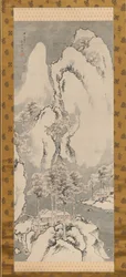 Paisagem nevada, 1744.