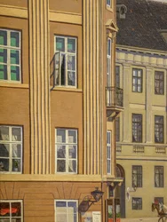 Hejbro Plads, uma praça de mercado em Copenhaga, pormenor