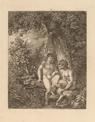 Dois Sátiros em uma Floresta, 1777.