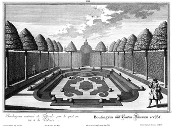 Prospecto do Boulingrin no "Pequeno Jardim