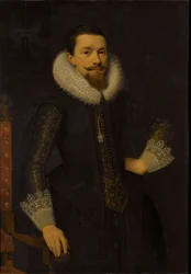Retrato de Pieter Boudaen Courten
